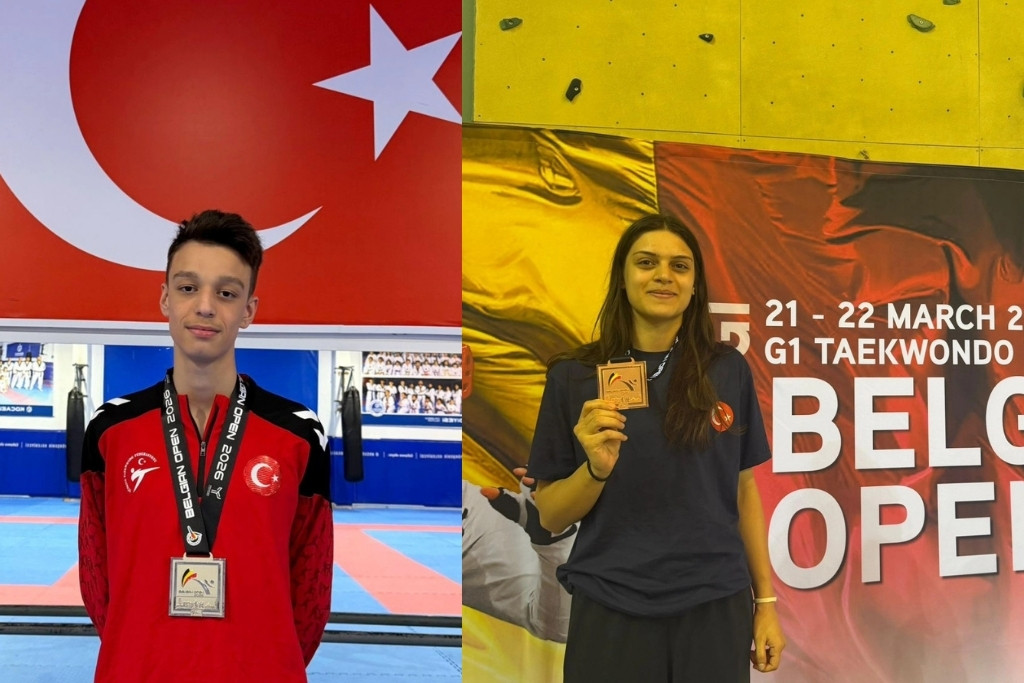 Belçika Açık'ta Taekwondocularımızdan Çifte Madalya